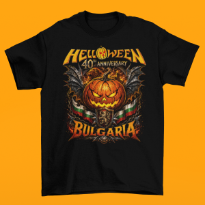 лицева страна Тениска Helloween Bulgaria 2026 koncert