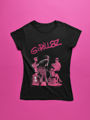 Gorillaz - retro pink [ дамска ]