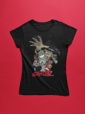  Gorillaz - Retro Poster [ дамска ]