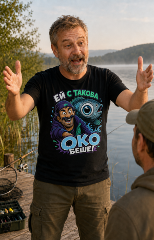 тениската - за рибари Ей с такова око