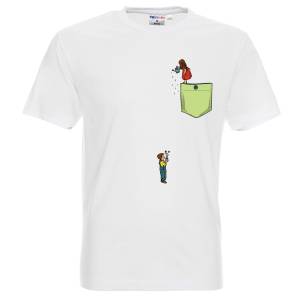 Тениска с джоб Дечица