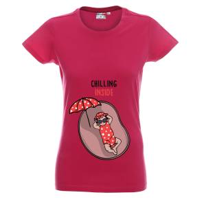 Тениска за бременни Chilling Inside - за момиче