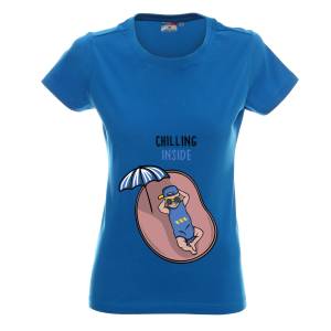 Тениска за бременни Chilling Inside -  за момче