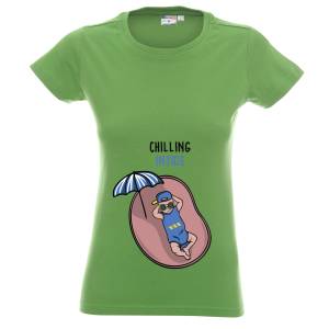 Тениска за бременни Chilling Inside -  за момче