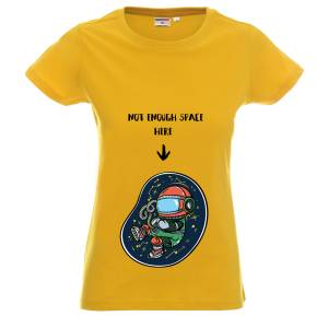 Тениска за бременни Not enough space - Няма достатъчно място
