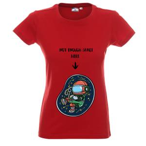 Тениска за бременни Not enough space - Няма достатъчно място