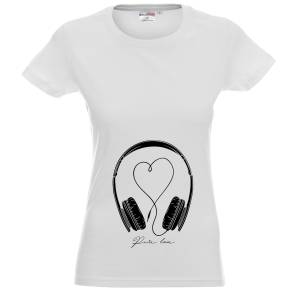 Тениска за бременни Pure love  - Чиста любов