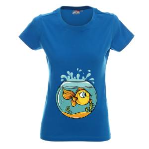 Тениска за бременни Gold fish  - Златна рибка