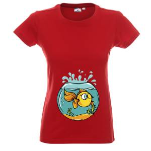 Тениска за бременни Gold fish  - Златна рибка