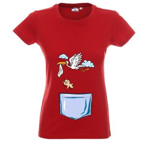 Тениска за бременни Щъркела донесе момче