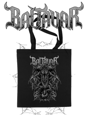 Baltavar - Еко пазарска торба с дълги дръжки - черна