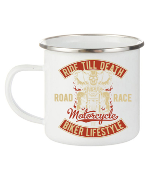 Рокерско Мото канче Ride till death Biker lifestyle - Road Rage