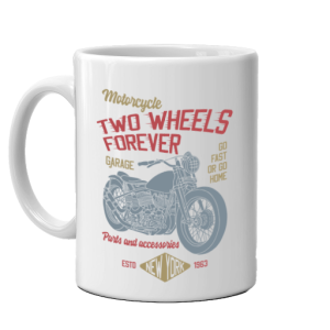 Мото чаша за кафе - Two Wheels Forever 