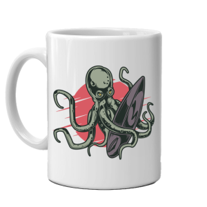 Морска чаша за кафе - Octopus