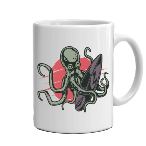 Морска чаша за кафе - Octopus
