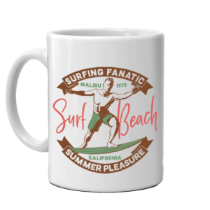 Морска чаша за кафе - Surfing Fanatic