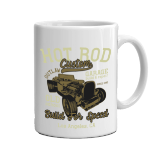 Чаша с кола за кафе - Custom Hot Rod