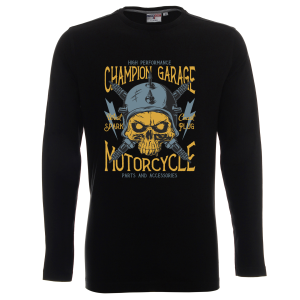 Мъжка Моторджииска Блуза с дълъг ръкав - Champion Garage