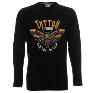 Tattoo Мъжка Блуза с дълъг ръкав с щампа на татус - Custom Design