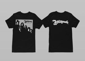Whitesnake  черно бяла тениска