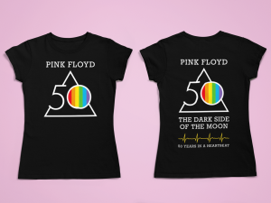 Дамска тениска Pink Floyd Dark side to the moon