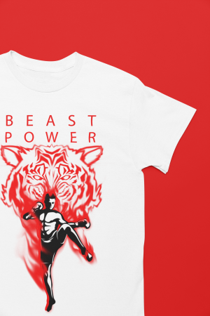 Тениска KickBox Beast Power