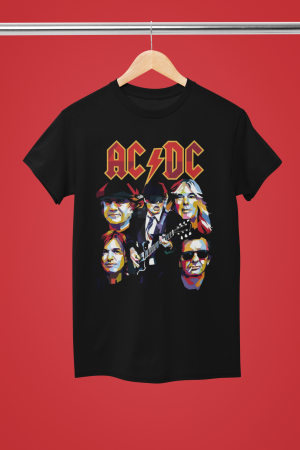 тениска AC DC rock band
