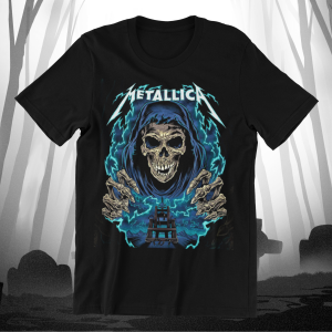 тениска Metallica  Skeletone