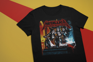 тениска Metallica Now were are dead