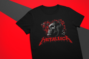 тениска Metallica  Skull Headphone