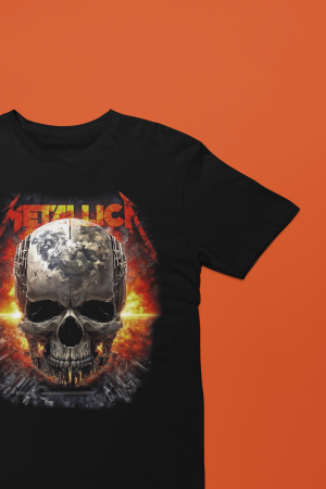 тениска Metallica  on Fire