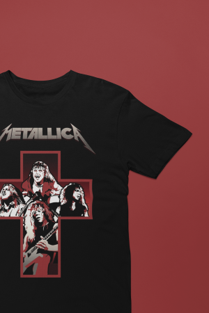 тениска Metallica Cross  band