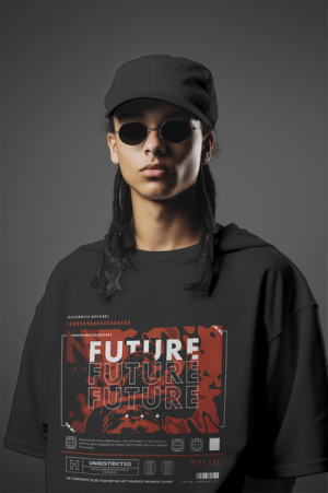 Oversized тениска • Future