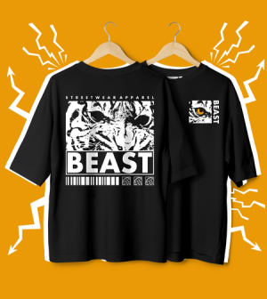 Oversized тениска • Beast